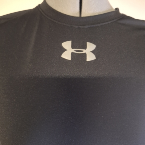 Under Armour Coldgear Dark Grey Long Sleeved Pullover Size YXL - Picture 2 of 6